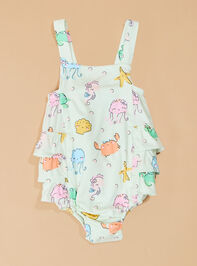 Underwater Whimsy Sunsuit Detail 2 - TULLABEE