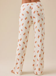 Gingerbread Santa Mama Lounge Pant Detail 6 - TULLABEE