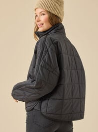 Soraya Quilted Jacket Detail 5 - TULLABEE