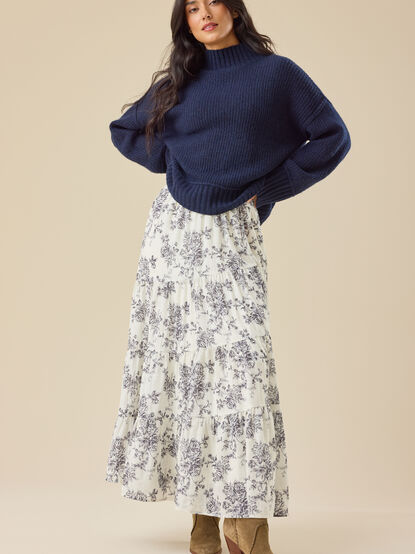 Daphne Floral Maxi Skirt - TULLABEE