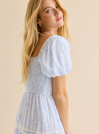 Mandie Floral Maxi Dress Detail 4 - TULLABEE