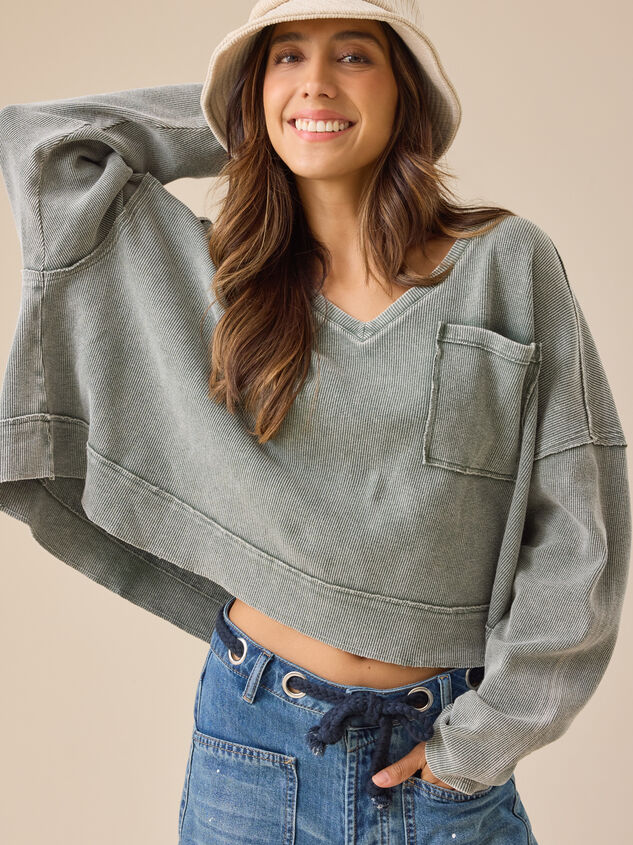 Cassidy Boxy Thermal Top - TULLABEE