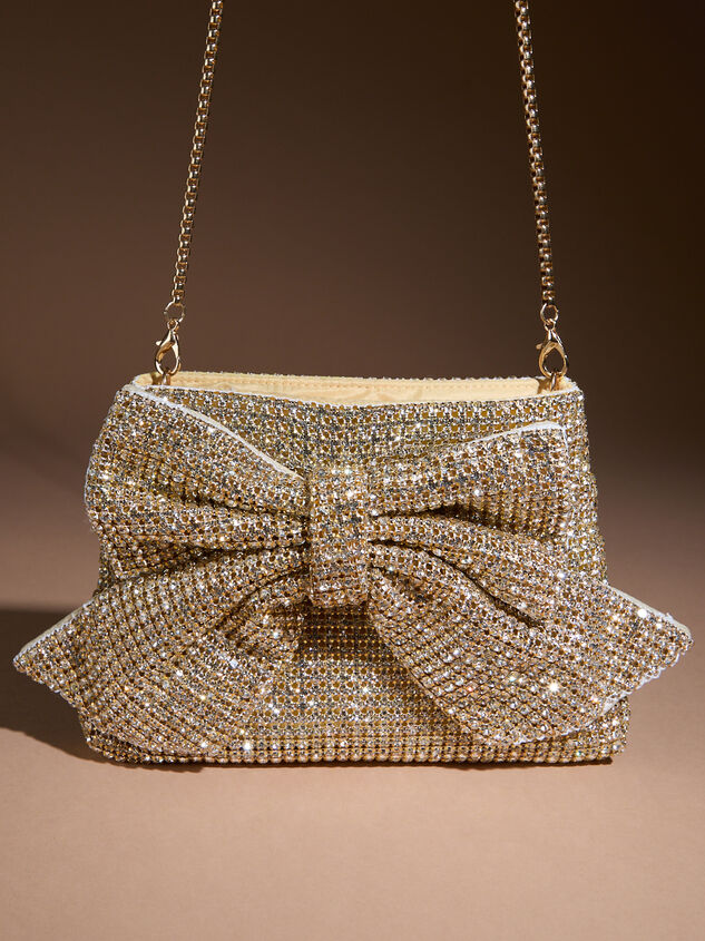 Gretchen Glitz Bow Crossbody - TULLABEE