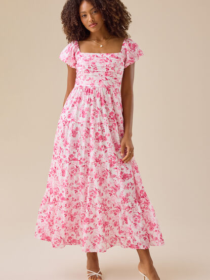 Adeline Floral Maxi Dress - TULLABEE