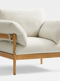 Stella Wood & Upholstered Chair Detail 3 - TULLABEE