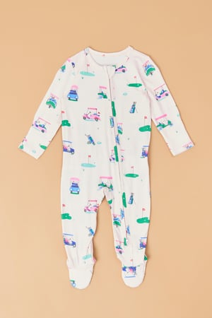 Vivian Vintage Golf Ruffle Footie - Altar'd State - 