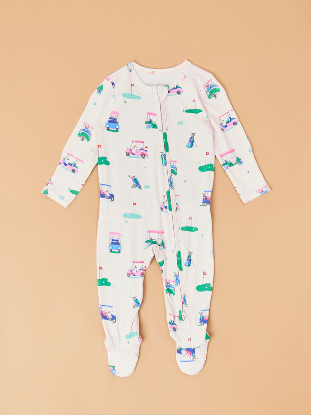 Vivian Vintage Golf Ruffle Footie - TULLABEE