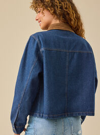 Annaliese Corduroy Denim Jacket Detail 5 - TULLABEE