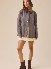 Charlie Barn Jacket Detail 2 - TULLABEE