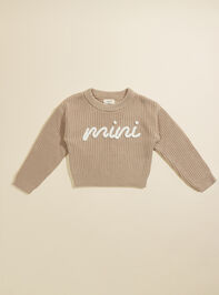 Mini Stitch Sweater Detail 2 - TULLABEE