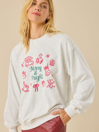 Merry and Bright Icon Pullover - TULLABEE