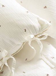 Clara Cotton Duvet Cover Detail 3 - TULLABEE