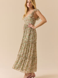 Soliah Floral Maxi Dress Detail 3 - TULLABEE