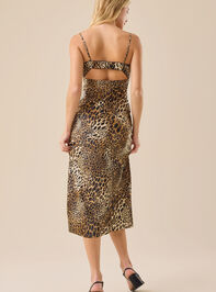 Raquelle Leopard Maxi Dress Detail 4 - TULLABEE