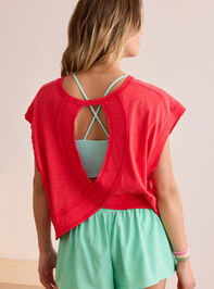 Moonlit Circle Back Tee Detail 2 - TULLABEE