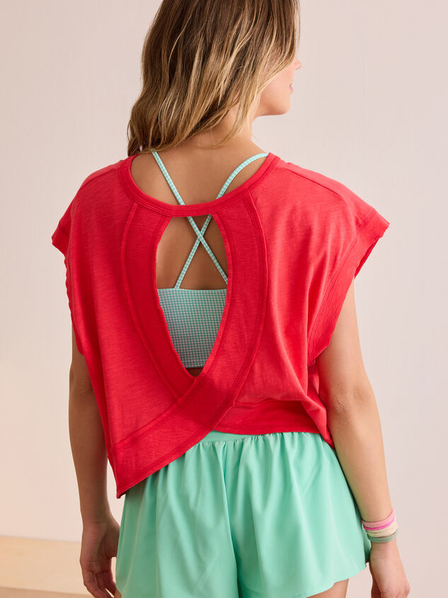 Moonlit Circle Back Tee Detail 2 - TULLABEE