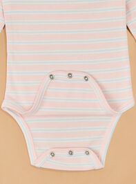 Sailor Stripe Bodysuit Detail 2 - TULLABEE