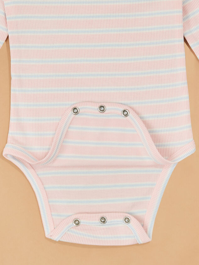 Sailor Stripe Bodysuit Detail 2 - TULLABEE