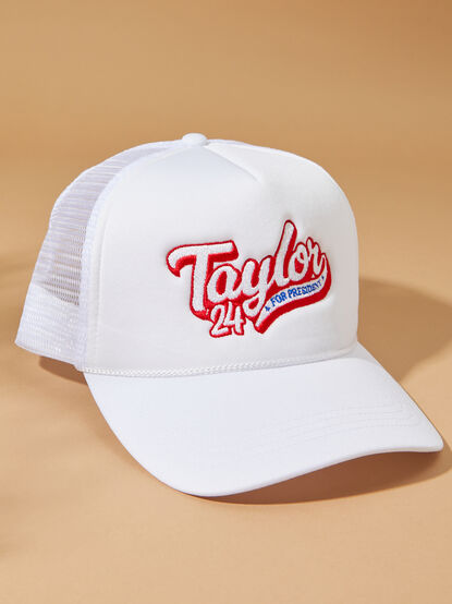 Taylor For President Trucker Hat - TULLABEE