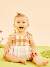 Isabella Gingham Tutu Bubble - TULLABEE