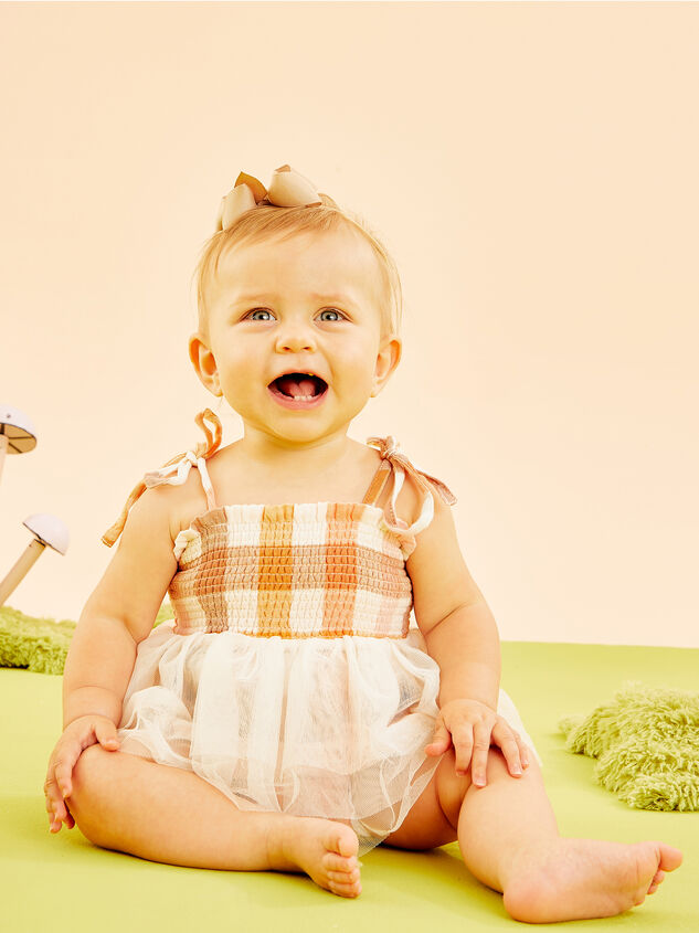Isabella Gingham Tutu Bubble - TULLABEE