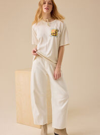 Postcard Oversized Graphic Tee Detail 3 - TULLABEE