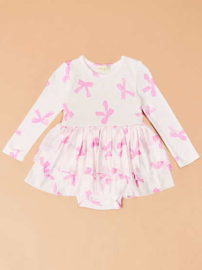 Melissa Bow Tutu Bodysuit - TULLABEE