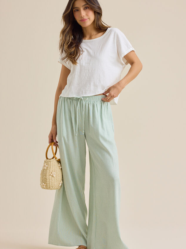 Demi Slub Roll Sleeve Tee - TULLABEE