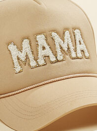 Mama Chenille Patch Hat Detail 2 - TULLABEE