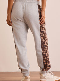 Too Fast Leopard Joggers Detail 5 - TULLABEE