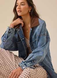Laura Denim Barn Jacket Detail 3 - TULLABEE