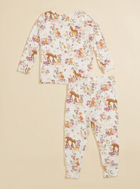 Floral Woodland Baby Lounge Set Detail 2 - TULLABEE