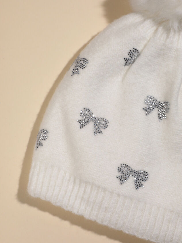 Sansa Bow Beanie Detail 2 - TULLABEE