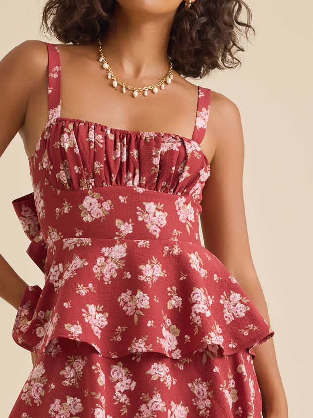 Zophia Layered Maxi Dress Detail 3 - TULLABEE