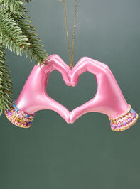 Heart Friendship Bracelet Ornament Detail 2 - TULLABEE