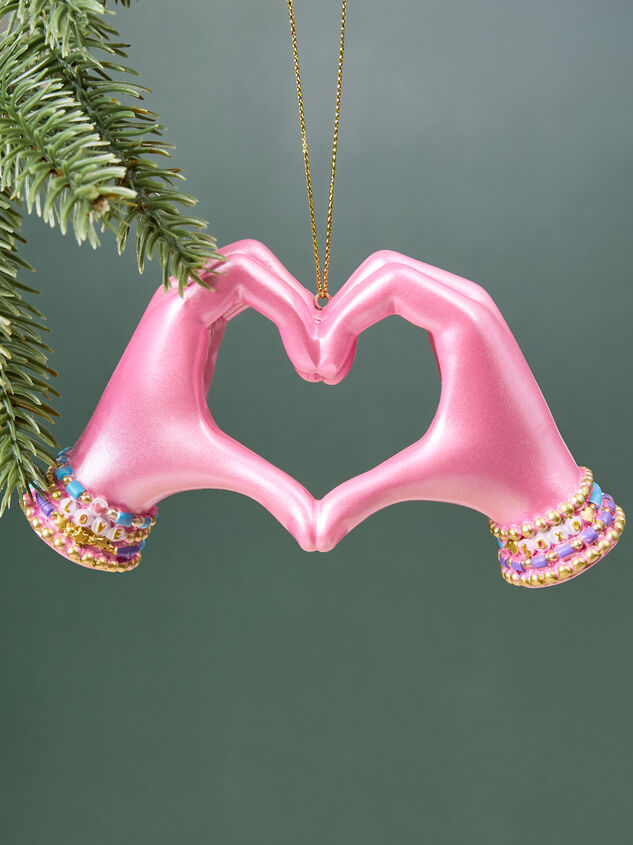 Heart Friendship Bracelet Ornament Detail 2 - TULLABEE