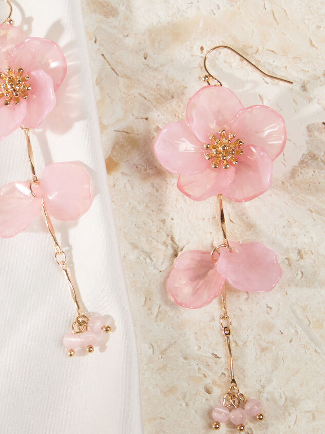 Chloe Floral Earrings Detail 2 - TULLABEE