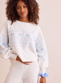 Fair Isle Alpine Sweater Detail 3 - TULLABEE