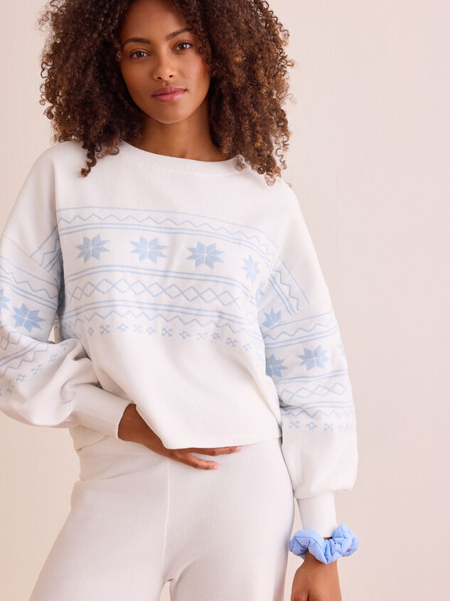 Fair Isle Alpine Sweater Detail 3 - TULLABEE