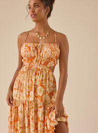 Oceania Cut-Out Maxi Dress Detail 3 - TULLABEE
