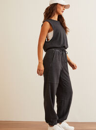Adventure Bound Fleece Jumpsuit Detail 3 - TULLABEE