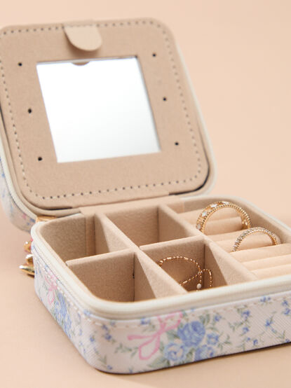 Floral Bow Jewelry Box - TULLABEE