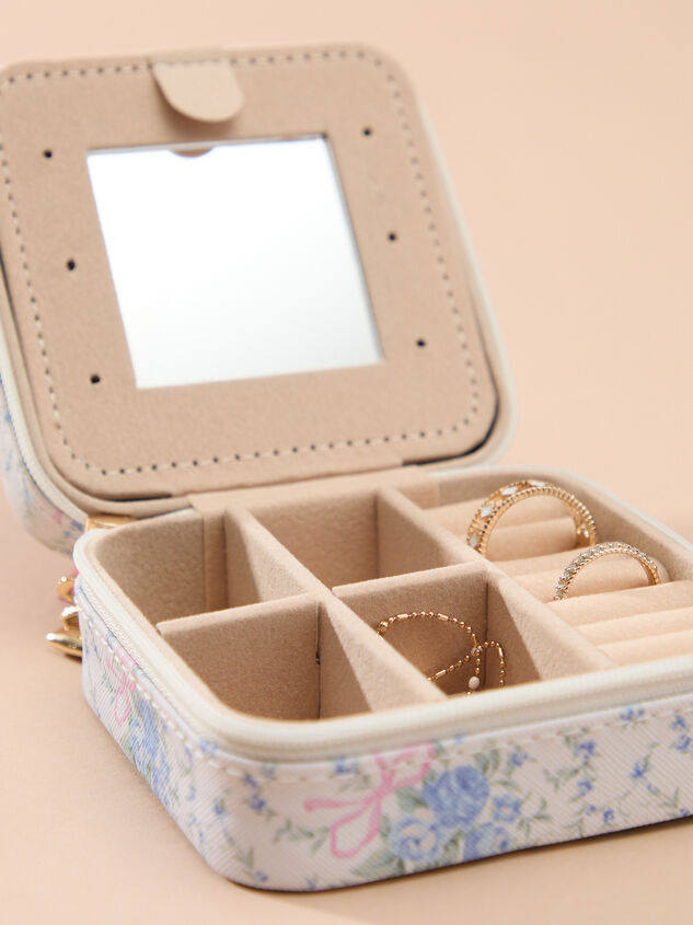 Floral Bow Jewelry Box Detail 2 - TULLABEE