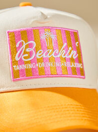 Beachin' Trucker Hat Detail 2 - TULLABEE