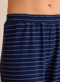 Stripe and Stretch Pant Detail 2 - TULLABEE