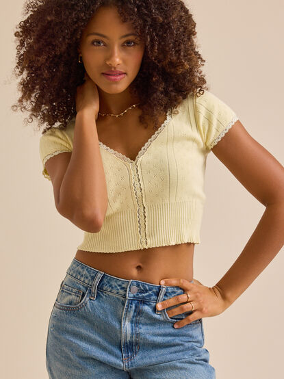 Sidney Pointelle Top - TULLABEE
