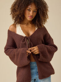 Charlotte Boxy Tie-Front Sweater - TULLABEE