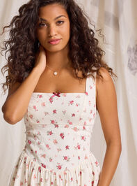 Annie Drop Waist Romper Detail 4 - TULLABEE