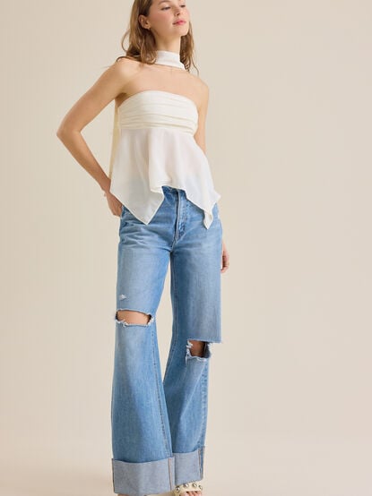 Penny Tube Top & Neck Scarf - TULLABEE