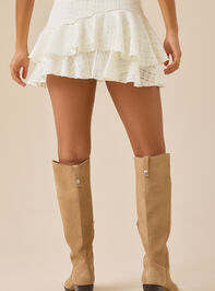 Harriet Lace Mini Skort Detail 5 - TULLABEE